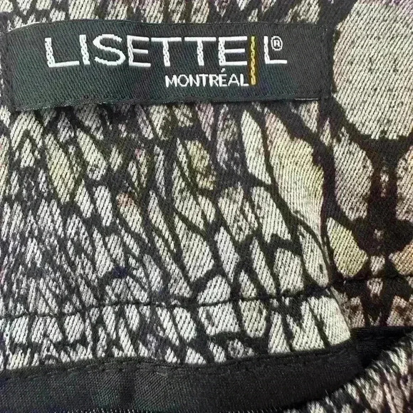 Lisette Montreal Pull-On Print Pants Size 4? Like New! - Picture 5 of 5